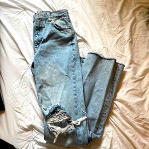 Light blue denim jeans from ZARA